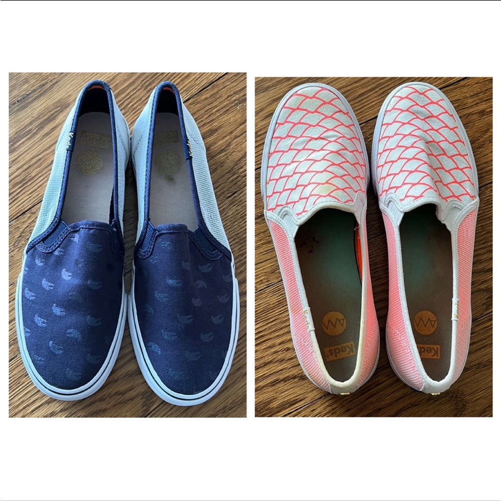 Keds x Alaina Marie 2 pair Double Decker Sz 7.5